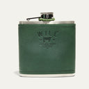 Leather & Stainless Steel Flask - Classic