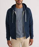 Corbet Quilted Full Zip Hoodie - FW24
