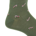 COTTON SOCK LINKED TOE MID-CALF