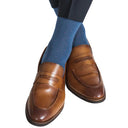 COTTON SOCK LINKED TOE MID-CALF