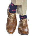 COTTON SOCK LINKED TOE MID-CALF