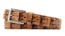 Carson Vintage South American Crocodile Leather Belt - CORE