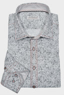 Slate Abstract LS Dress Shirt - FW23
