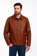 FAIRLY LOCAL Leather Shacket 1044 - FW26