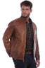 FAIRLY LOCAL Shearling Lined Leather Jacket 1083 - FW24