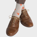 COTTON SOCK LINKED TOE MID-CALF