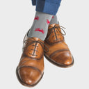 COTTON SOCK LINKED TOE MID-CALF
