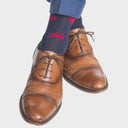 COTTON SOCK LINKED TOE MID-CALF