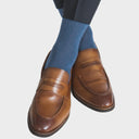 COTTON SOCK LINKED TOE MID-CALF