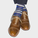 COTTON SOCK LINKED TOE MID-CALF