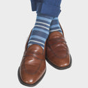 COTTON SOCK LINKED TOE MID-CALF