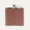 Leather & Stainless Steel Flask - Classic