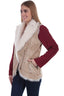 FAIRLY LOCAL Women's Faux Fur Vest 8000 - FW24