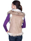 FAIRLY LOCAL Women's Fashion Faux Fur Vest 8023 - FW24