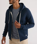 Corbet Quilted Full Zip Hoodie - FW24