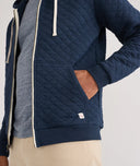 Corbet Quilted Full Zip Hoodie - FW24