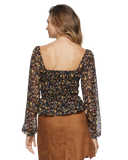 Ada Button Front Floral Top - SS24