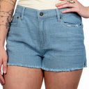 Asbury Knit Denim W/ Elastic Back Shorts - SS24