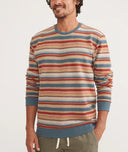 Signature Fleece Out Stripe Crewneck - FW23