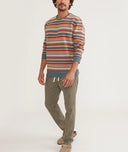 Signature Fleece Out Stripe Crewneck - FW23