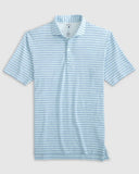Declan Striped Top Shelf Performance Polo - SS24