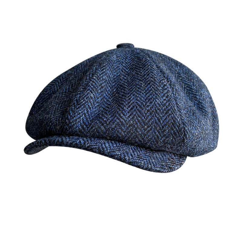 The Newsboy Herringbone Octagon Cap - Classic – Fairly Local