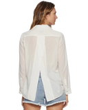Marne LS Split Back Woven Shirt - FW23
