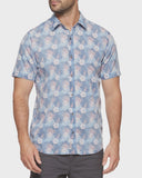 PUCKETT HIBISCUS PRINT VINTAGE SOFT STRETCH SHIRT - SS24