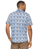 PUCKETT HIBISCUS PRINT VINTAGE SOFT STRETCH SHIRT - SS24