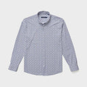 NAVY FLOWERS LONG SLEEVE SHIRT - FW23
