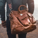 Leather Travel Duffle - Classic