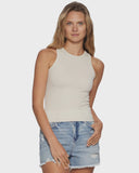 Eva Seamless Waffle Hi Neck Tank - SS24