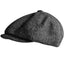 The Newsboy Herringbone Octagon Cap - Classic